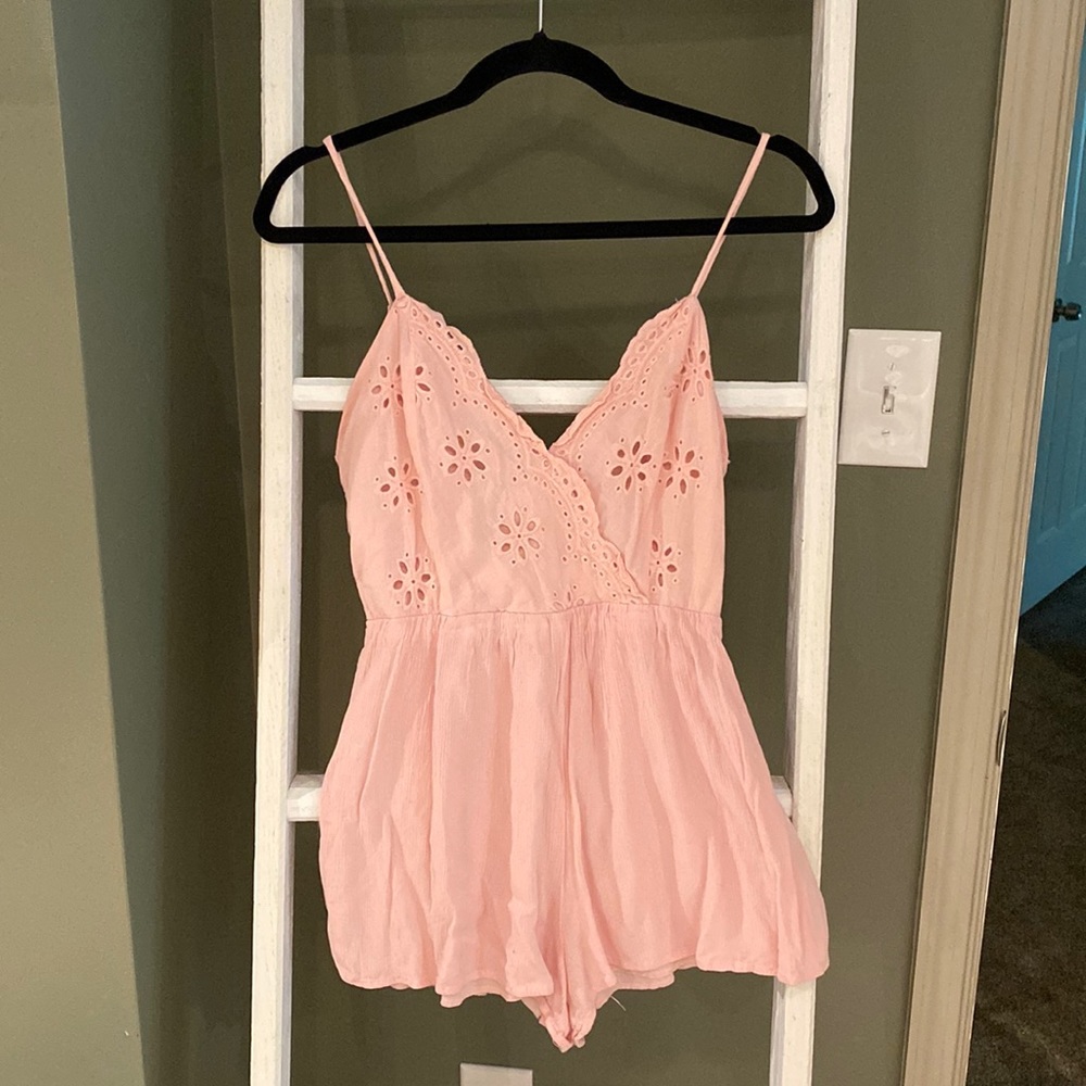 Romper from Francesca’s. Size small